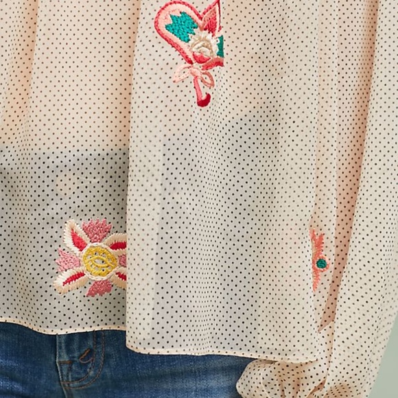 Anthropologie Peasant Style Top, Sz S, NWT - Picture 3 of 6